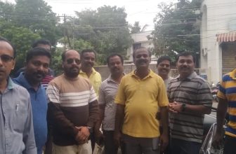 Early morning with the members in Eco park